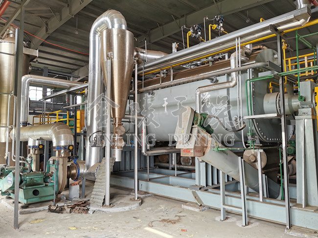 Sèche-linge à palettes à boues de 150 mètres carrés