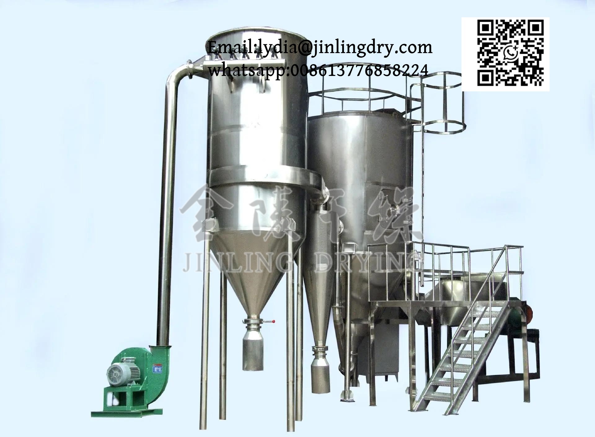 protein and enzyme spray drying