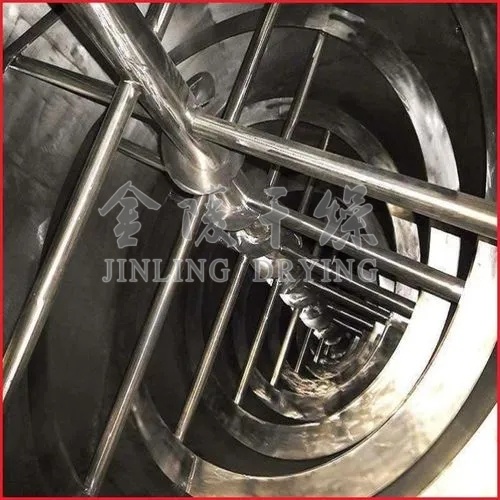 parafuso interno do secador cônico a vácuo
