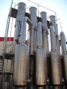 multi-effect falling film evaporator
